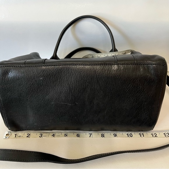 Madewell Prague Black Leather Satchel Bag - Picture 12 of 13